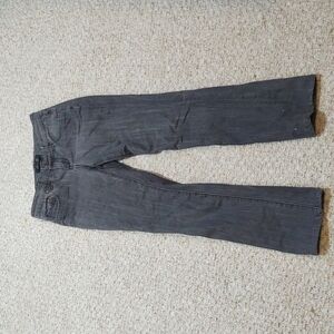 Seven7 Grey Wash Skinny Jeans with Embroidered Pockets Sz 2